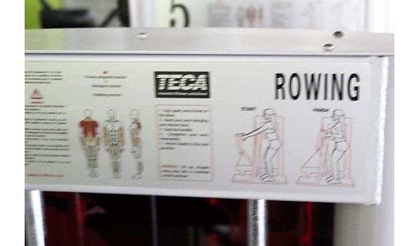fitnesstoestel TECA, Rowing, verrijdbaar